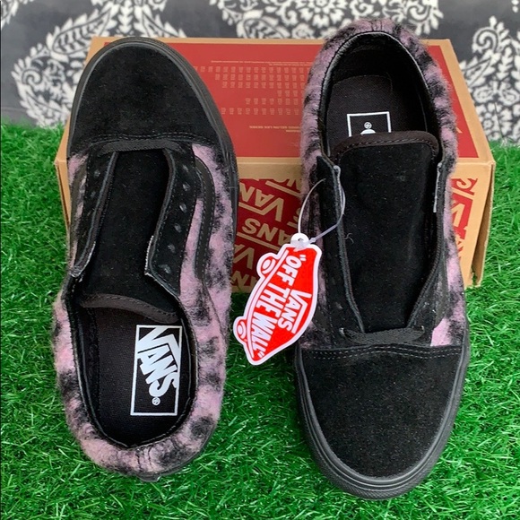 VANS OLD SKOOL PLATFORM MIX LEOPARD PINK/BLACK WMN - Picture 6 of 16